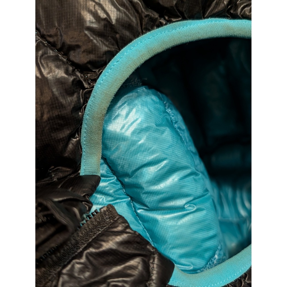 The North Face Summit Series 800 Fill Down Puffer Jacket Womens L Black Blue - Picture 3 of 9